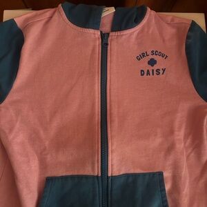 Girl Scout Daisy Pink and Blue Hoodie